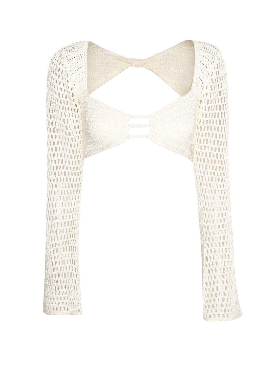 Tied Long Sleeve Top and Skirt Cover Up Set - The Daily Makeover