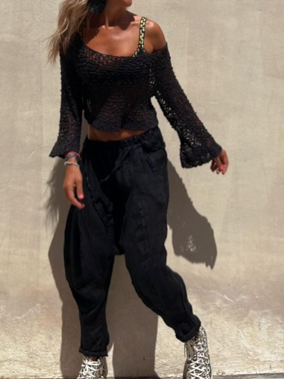 Round Neck Long Sleeve Knit Cover Up - The Daily Makeover