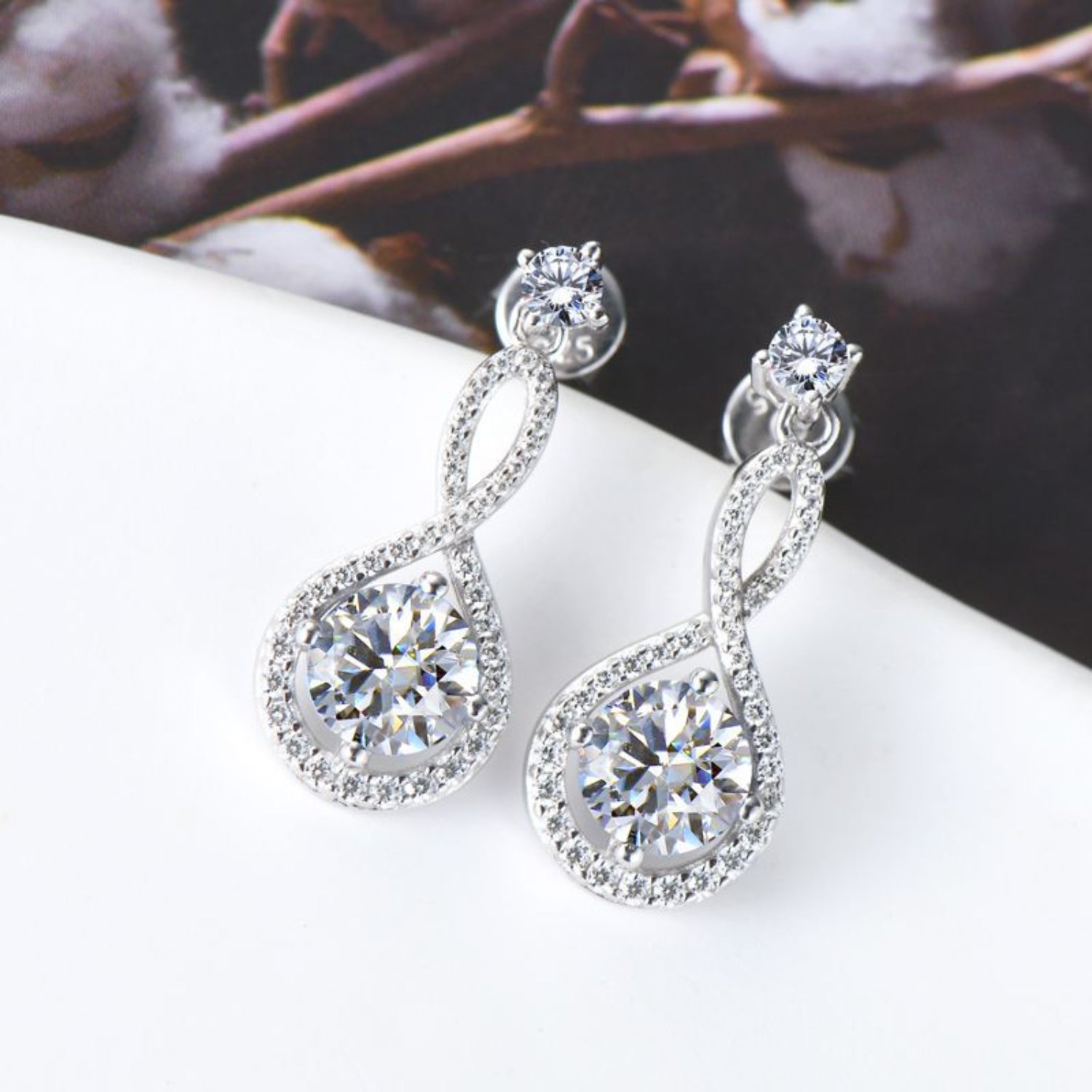 1 Carat Moissanite 925 Sterling Silver Earrings - The Daily Makeover