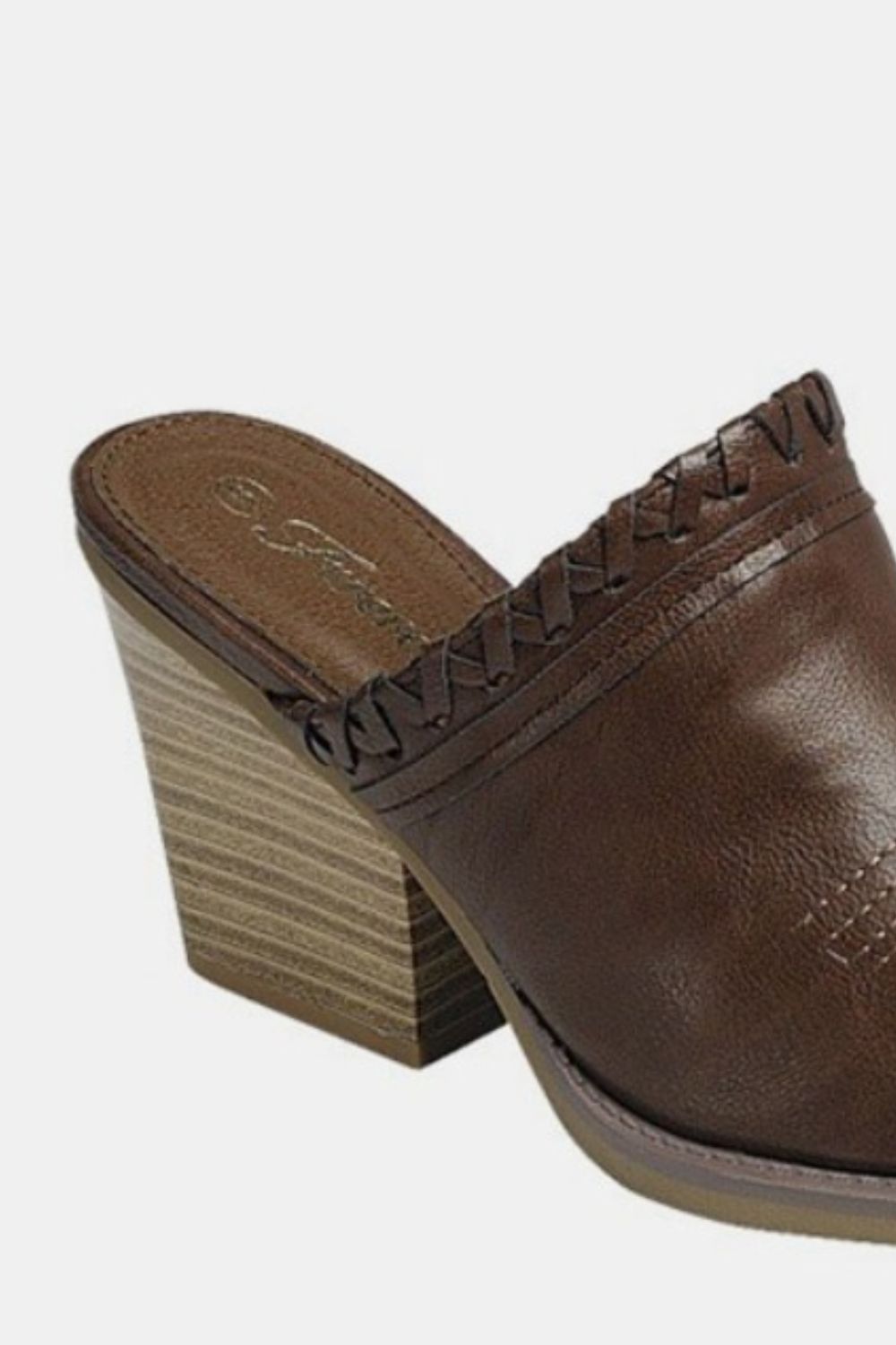 Forever Link Pointy Toe Slip On Chunky Mules - The Daily Makeover
