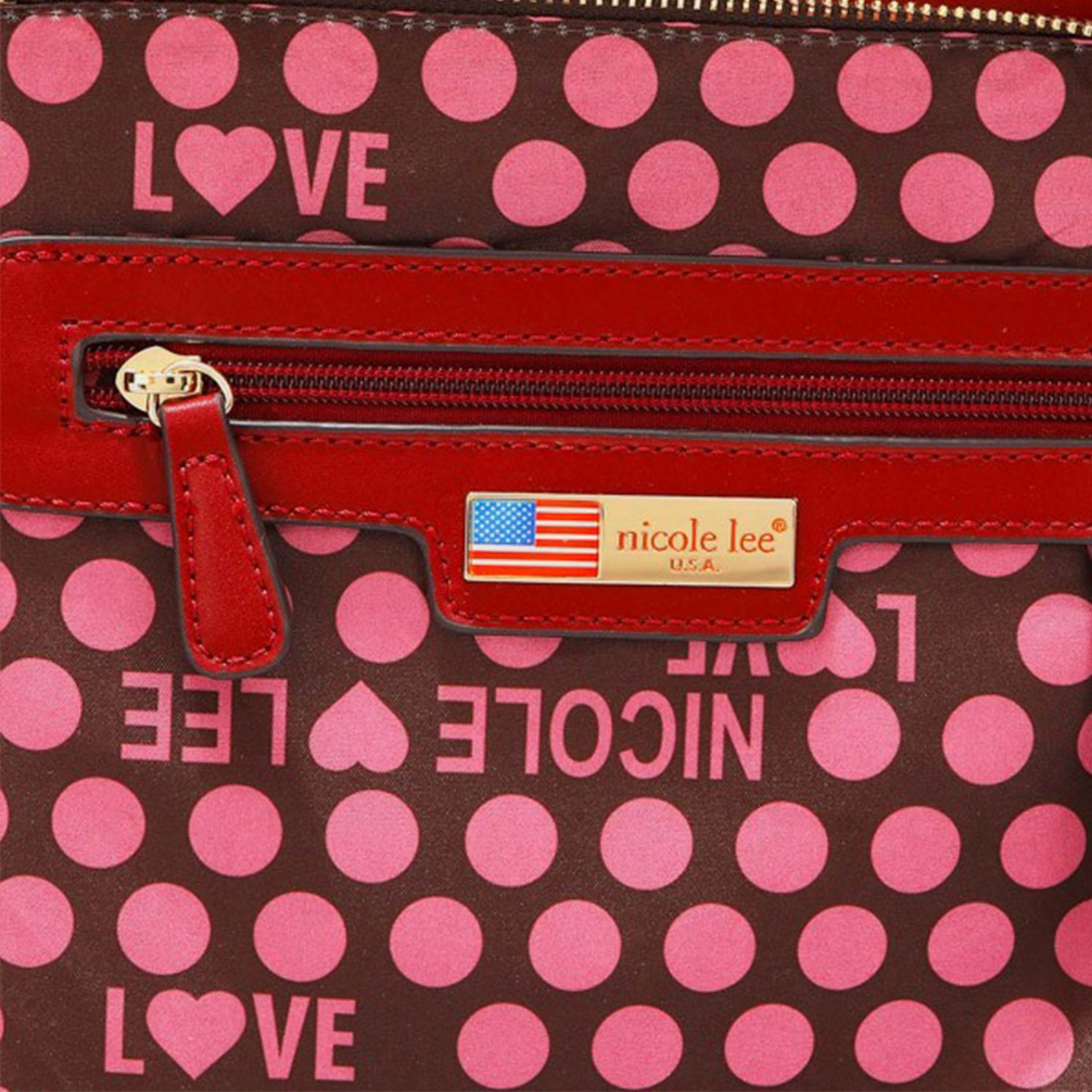 Nicole Lee USA Scallop Stitched Boston Bag - The Daily Makeover