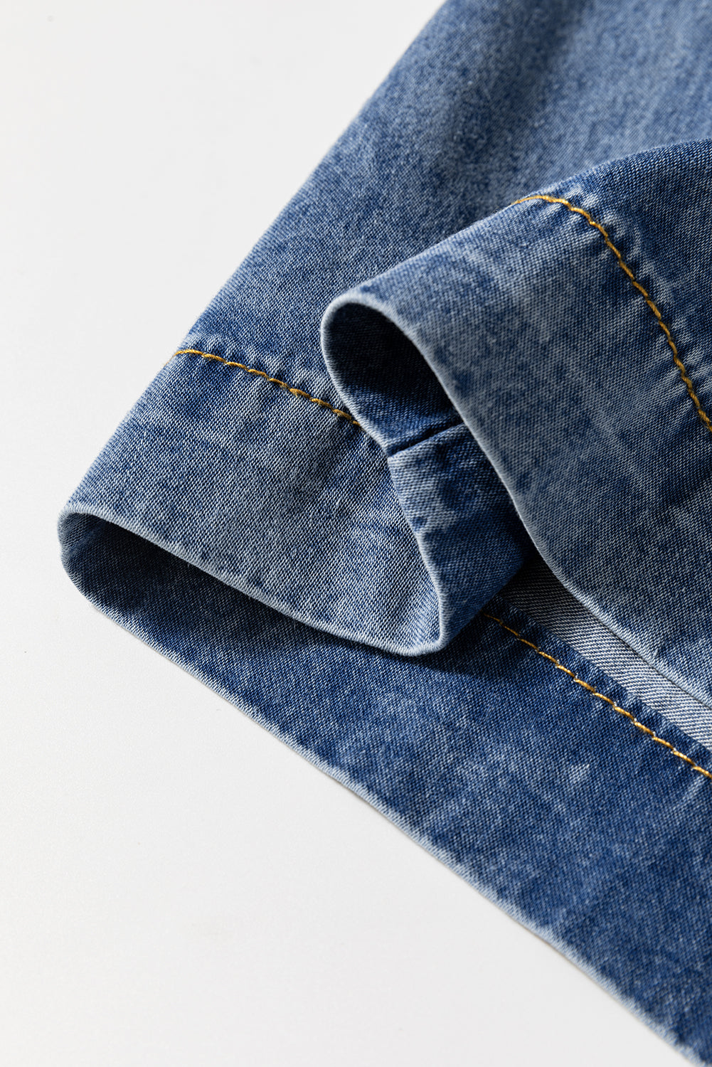 Dusk Blue Drawstring High Waist Plus Size Jeans - The Daily Makeover
