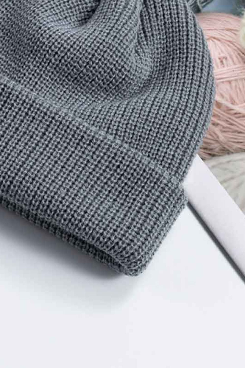 Cozy Rib-Knit Cuff Beanie - The Daily Makeover