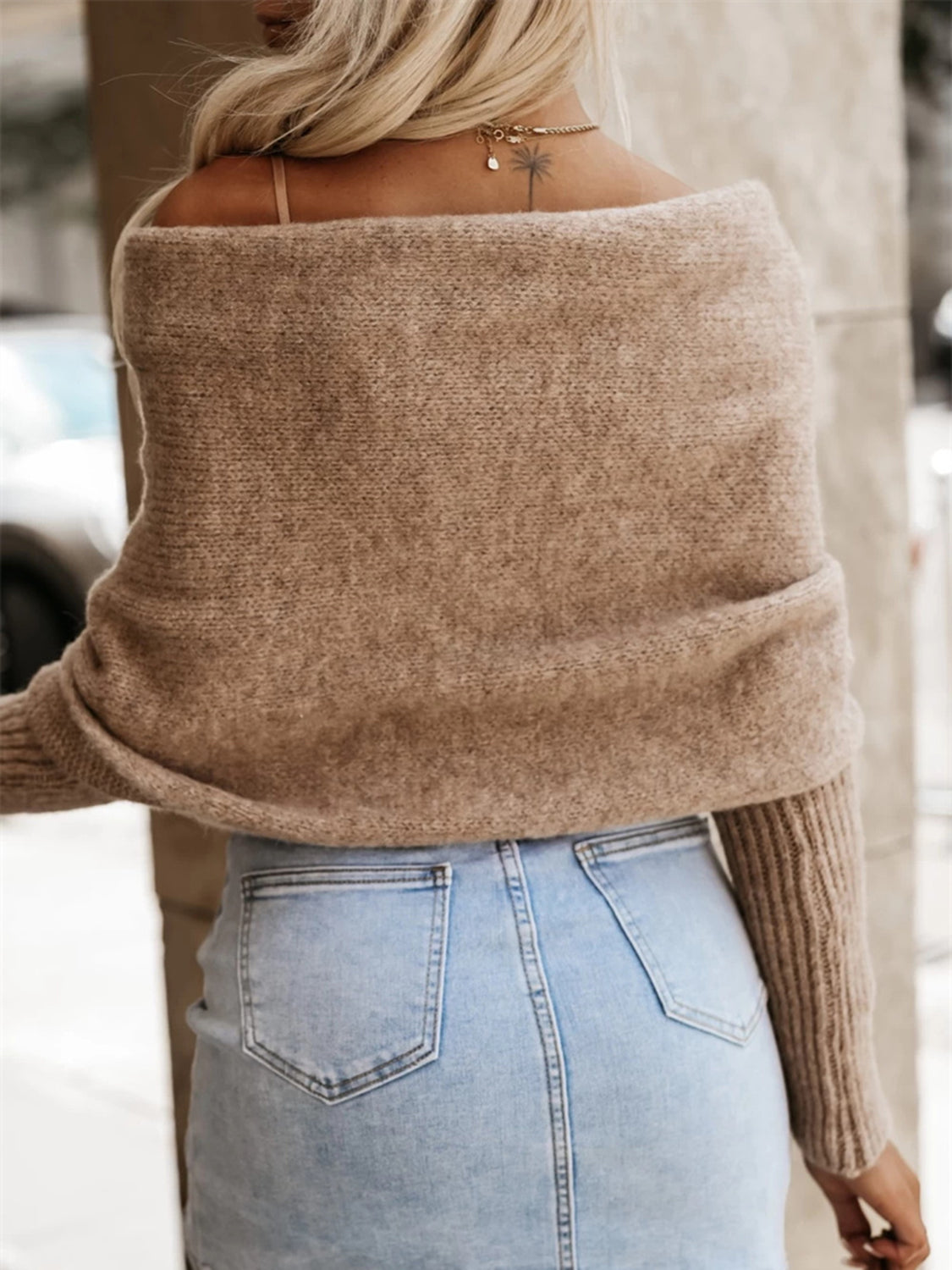 Long Sleeve Cropped Knit Top - The Daily Makeover