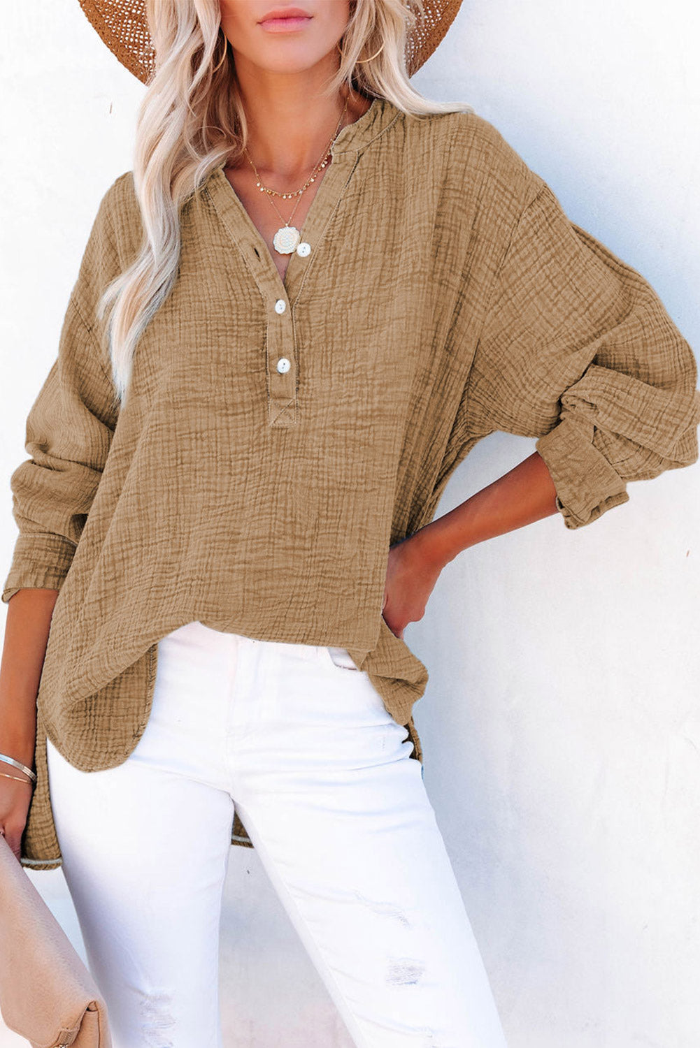 Big Sur Long Sleeve Blouse - The Daily Makeover