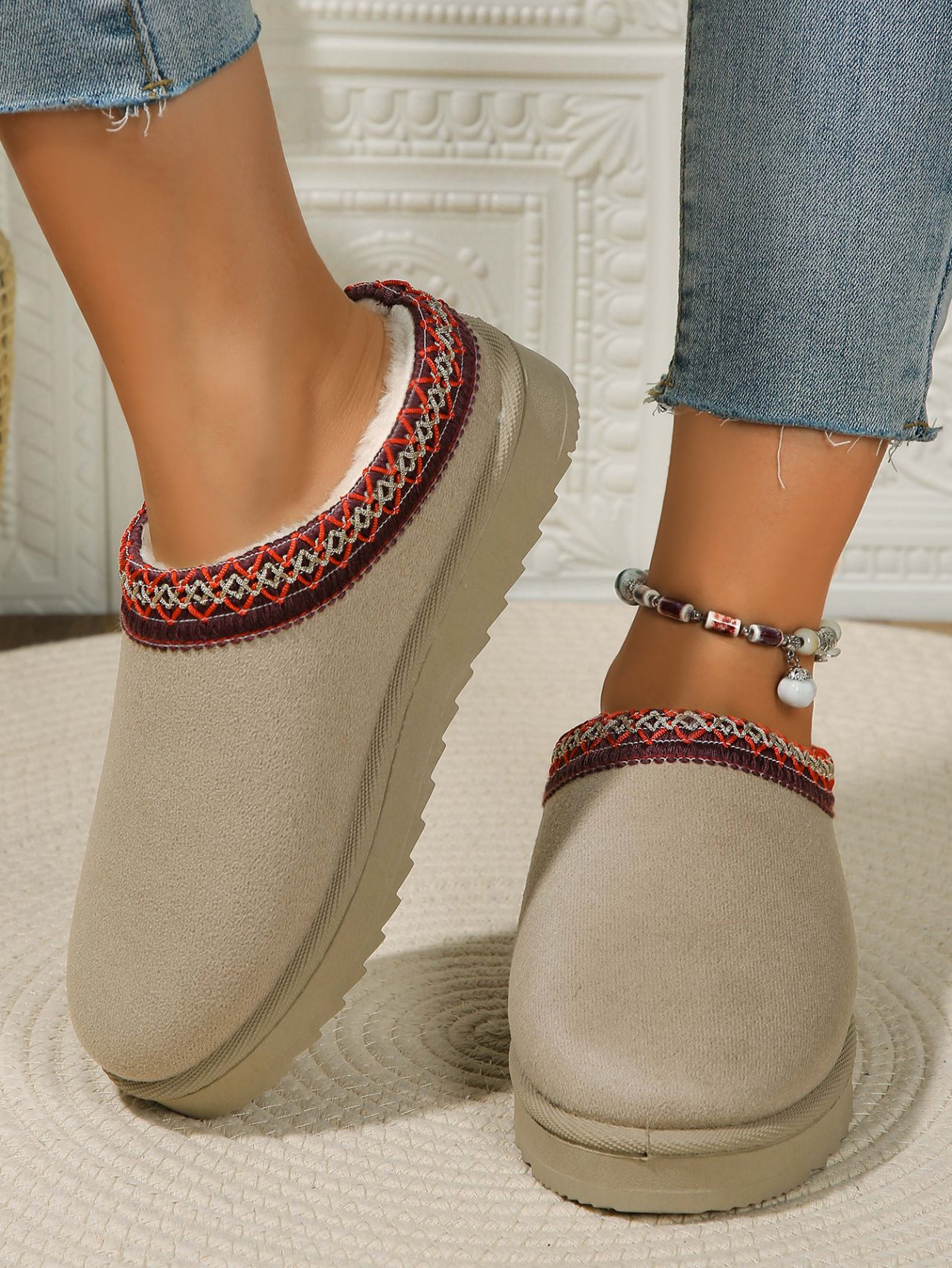 Round Toe Platform Slippers - The Daily Makeover