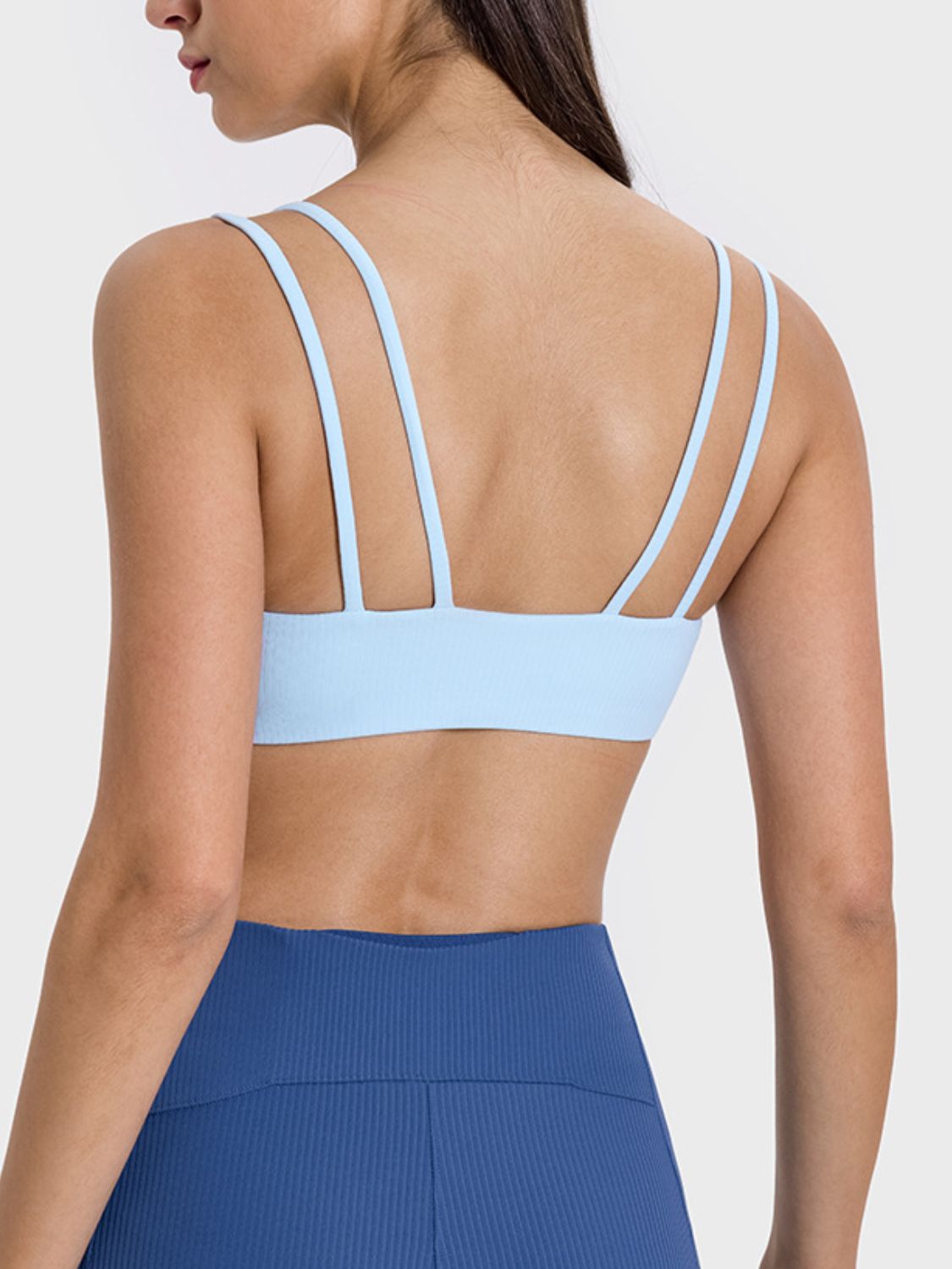 Scoop Neck Double Strap Active Cami - The Daily Makeover