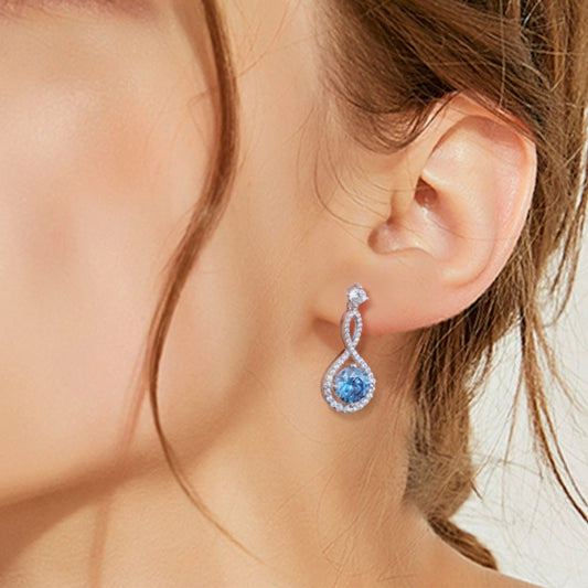 1 Carat Moissanite 925 Sterling Silver Earrings - The Daily Makeover