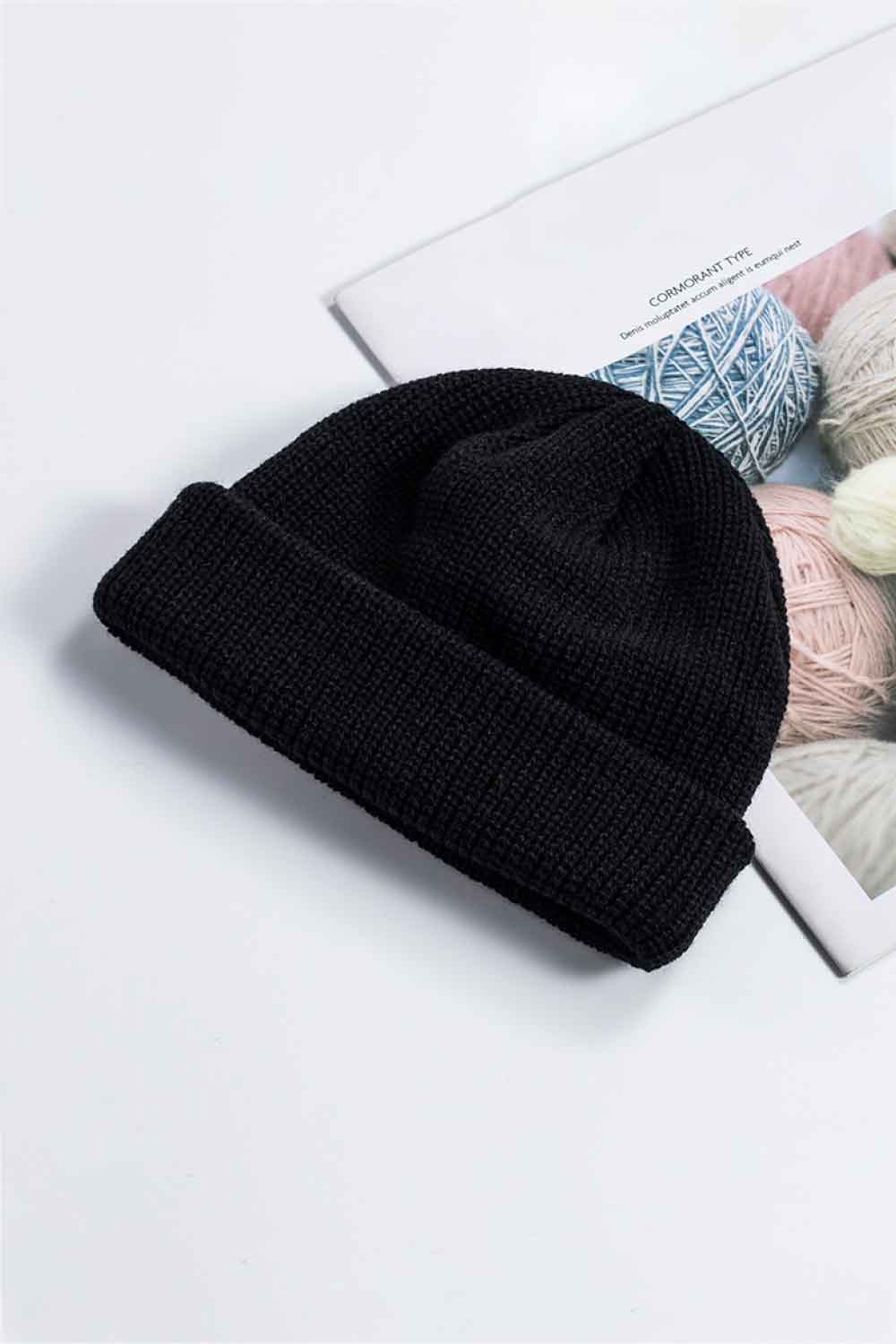 Cozy Rib-Knit Cuff Beanie - The Daily Makeover