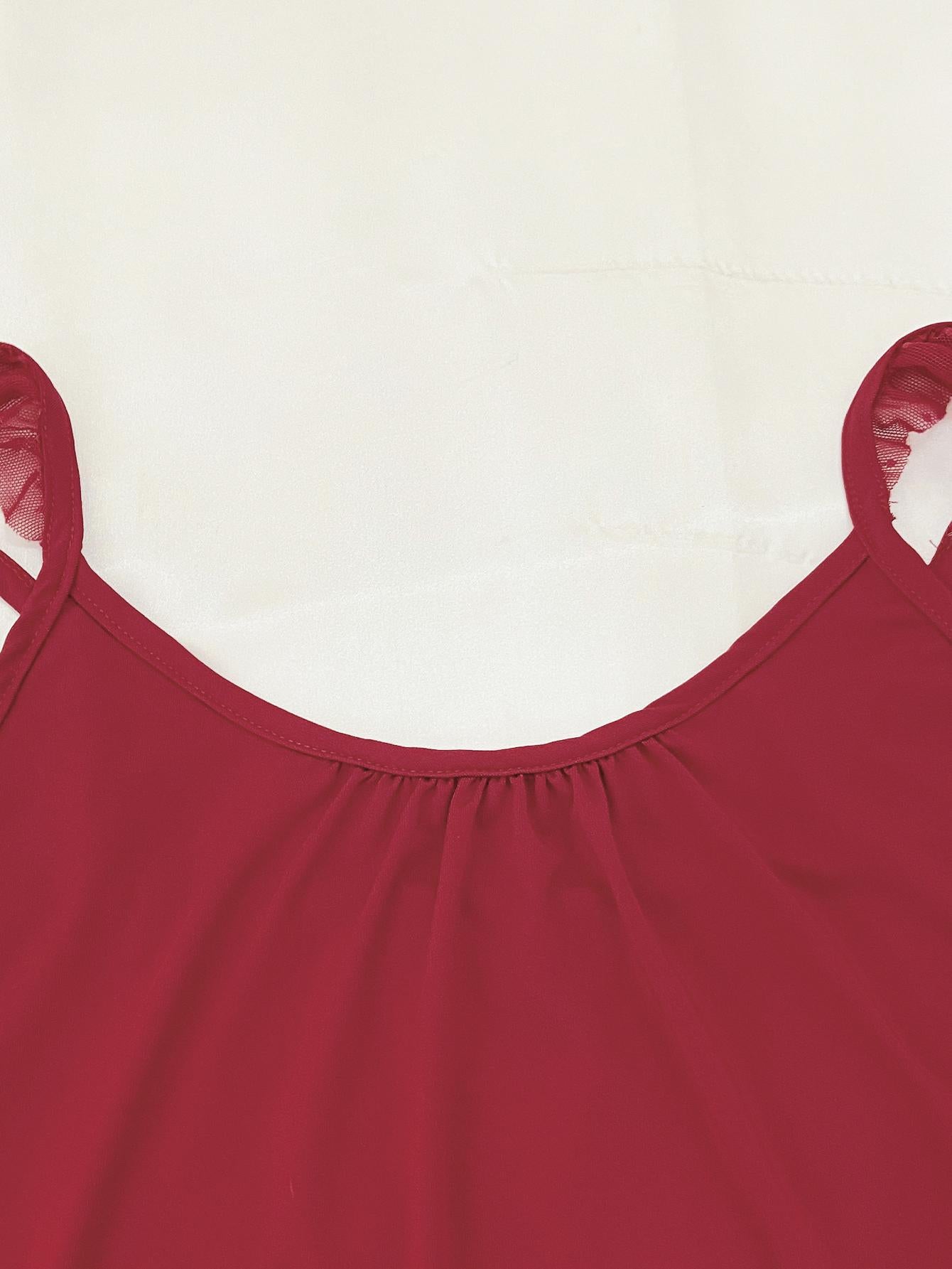 Gathered Detail Spliced Mesh Sleeveless Top and Shorts Lounge Set - The Daily Makeover
