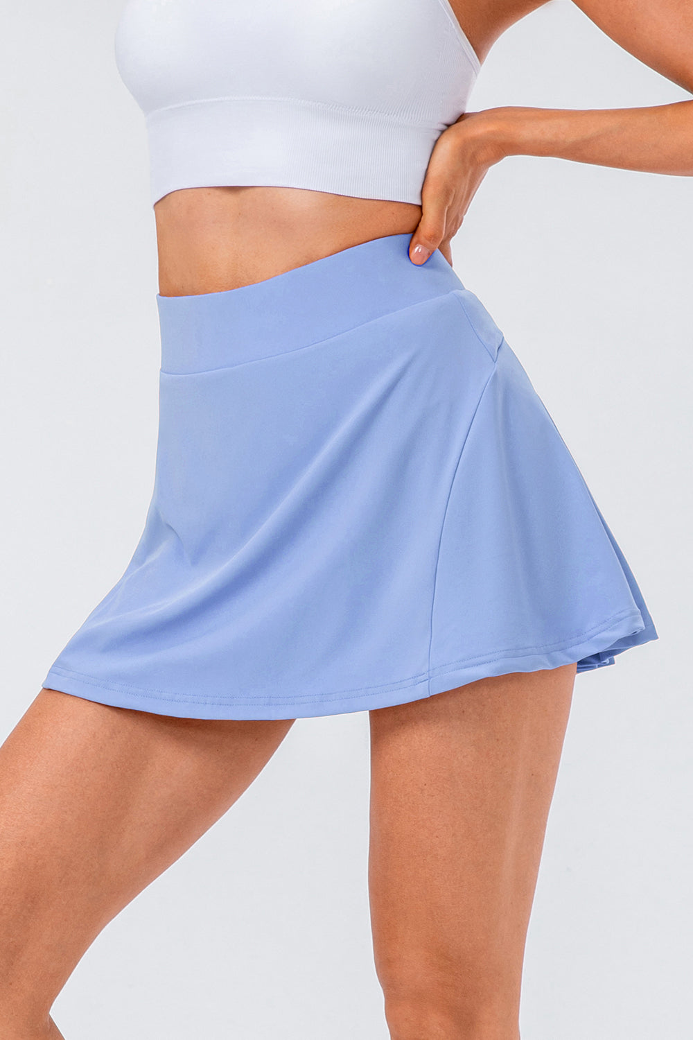 High Waist Pleated Active Skirt - The Daily Makeover
