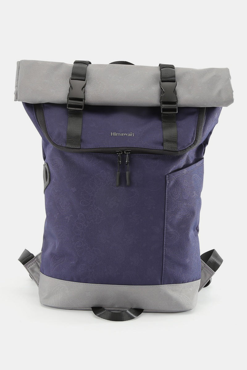 Himawari Contrast Waterproof Canvas Backpack Bag - The Daily Makeover