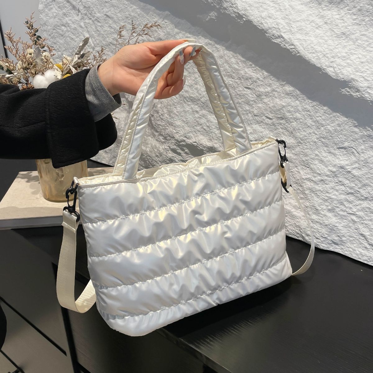 PU Leather Detachable Strap Crossbody Bag - The Daily Makeover