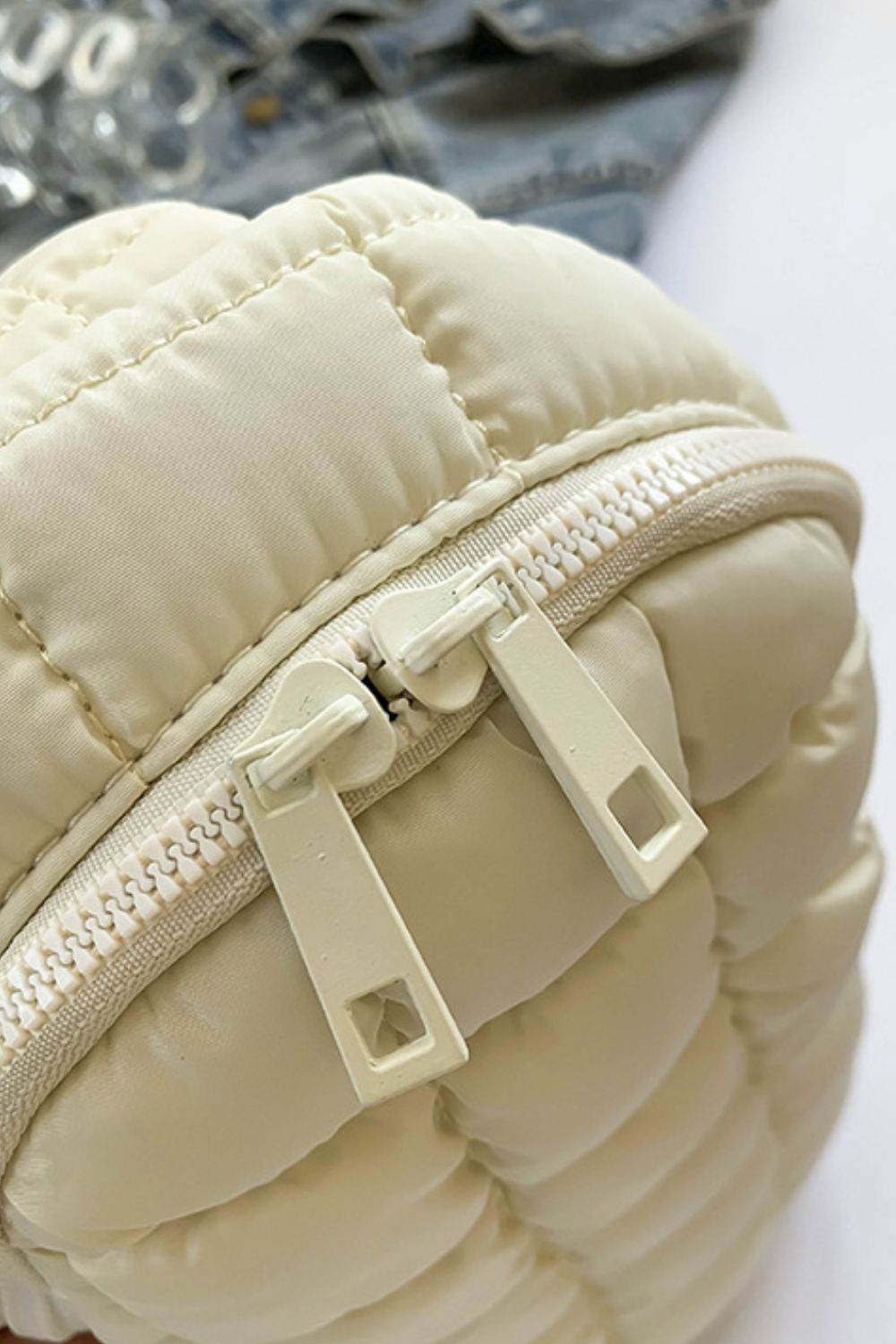 Quilted Nylon Crossbody Bag - The Daily Makeover