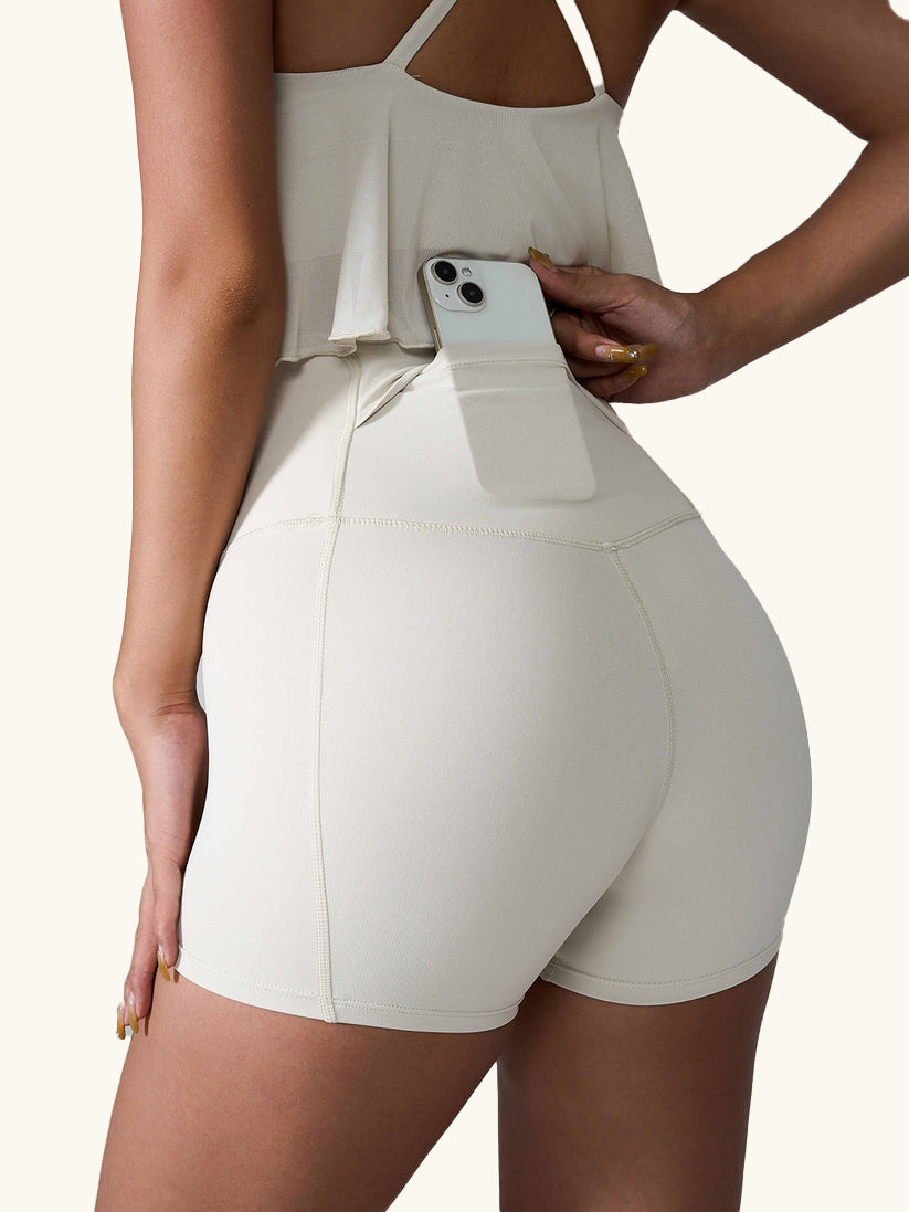 High Waist Active Shorts