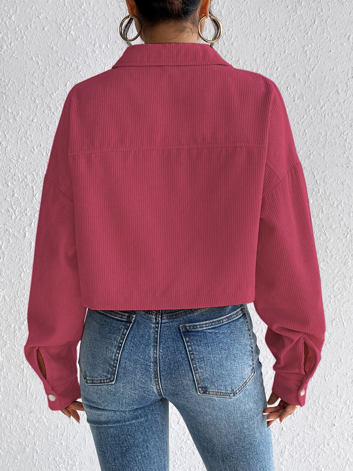 Honey Snap Down Long Sleeve Jacket - The Daily Makeover