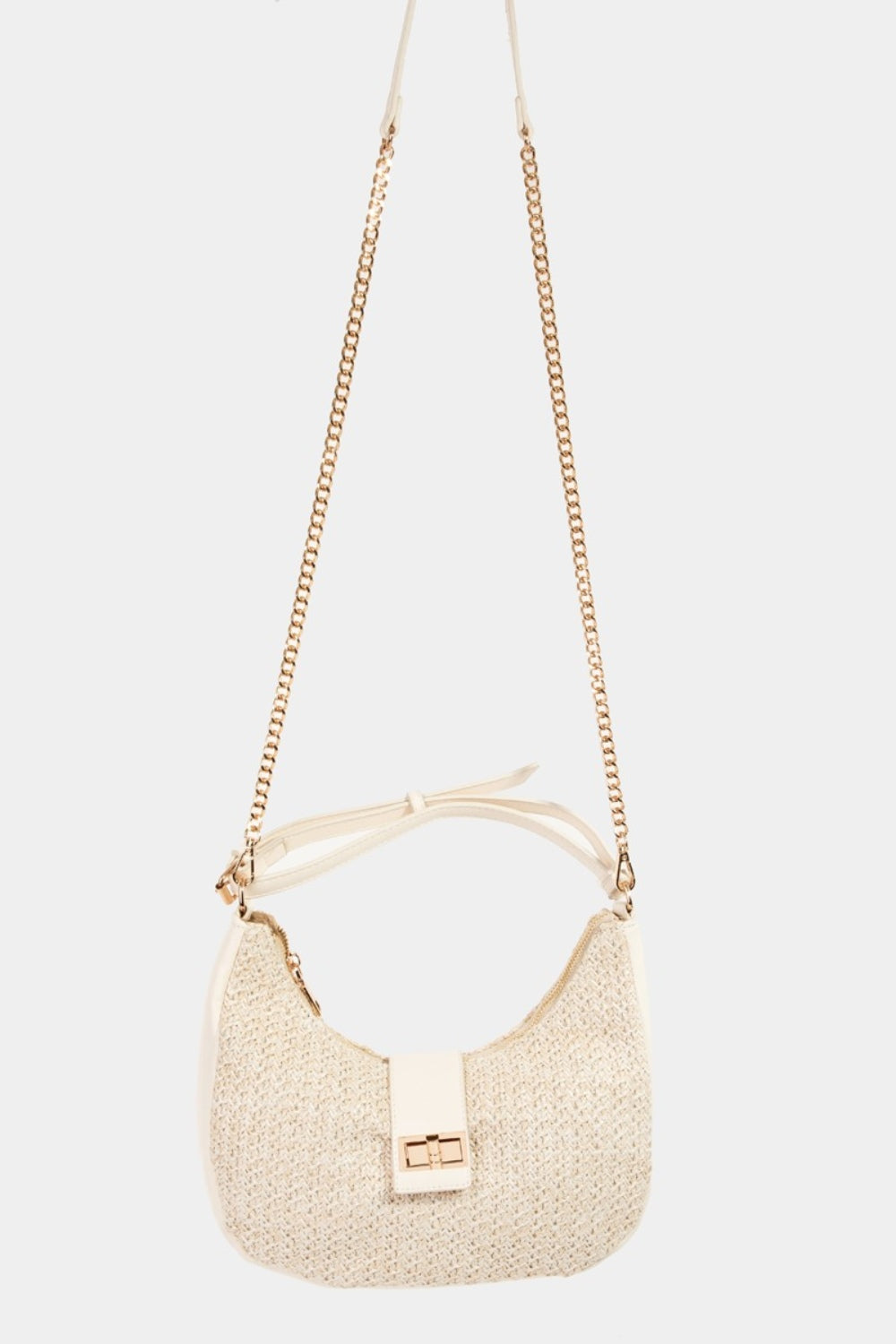 Fame Straw Braid Hobo Bag - The Daily Makeover