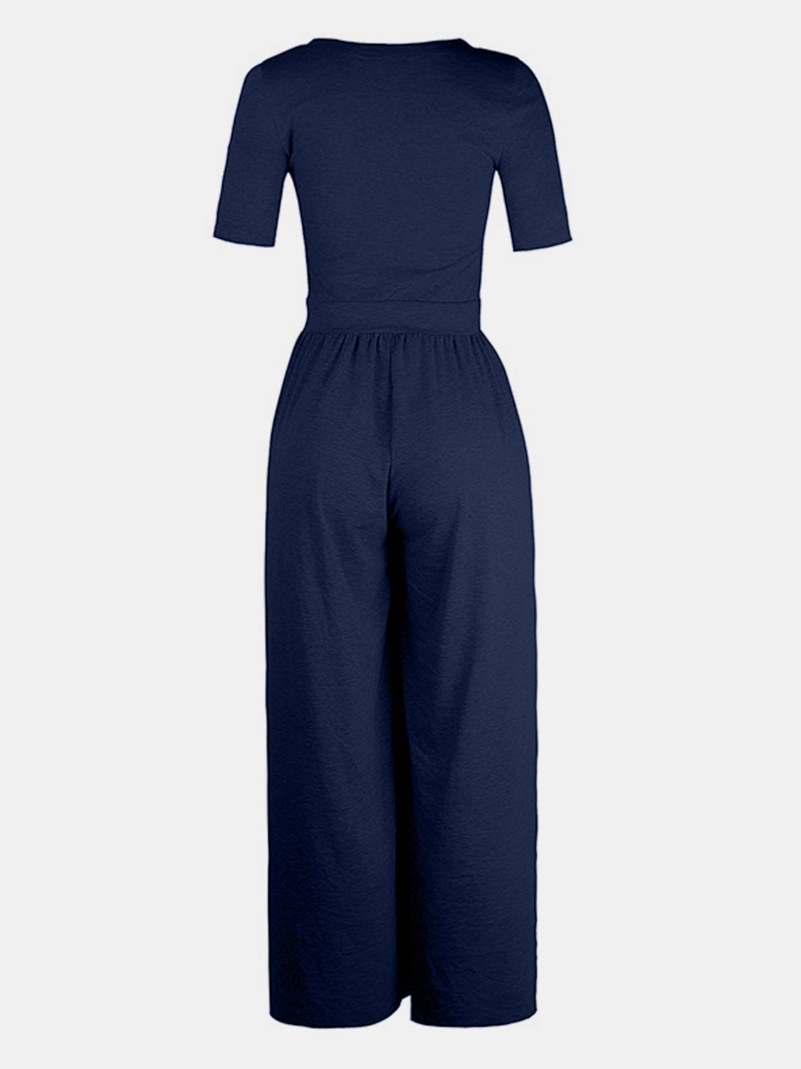[Preorder] Scoop Neck Short Sleeve Jumpsuit [Est Ship 07/02/24] - The Daily Makeover