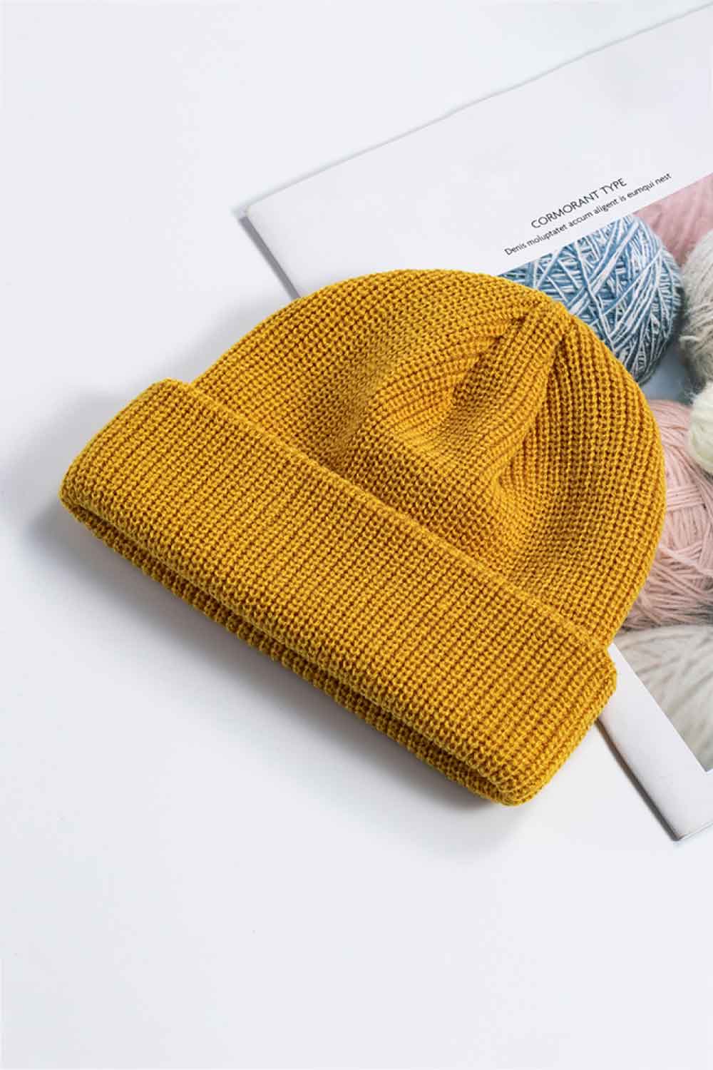Cozy Rib-Knit Cuff Beanie - The Daily Makeover