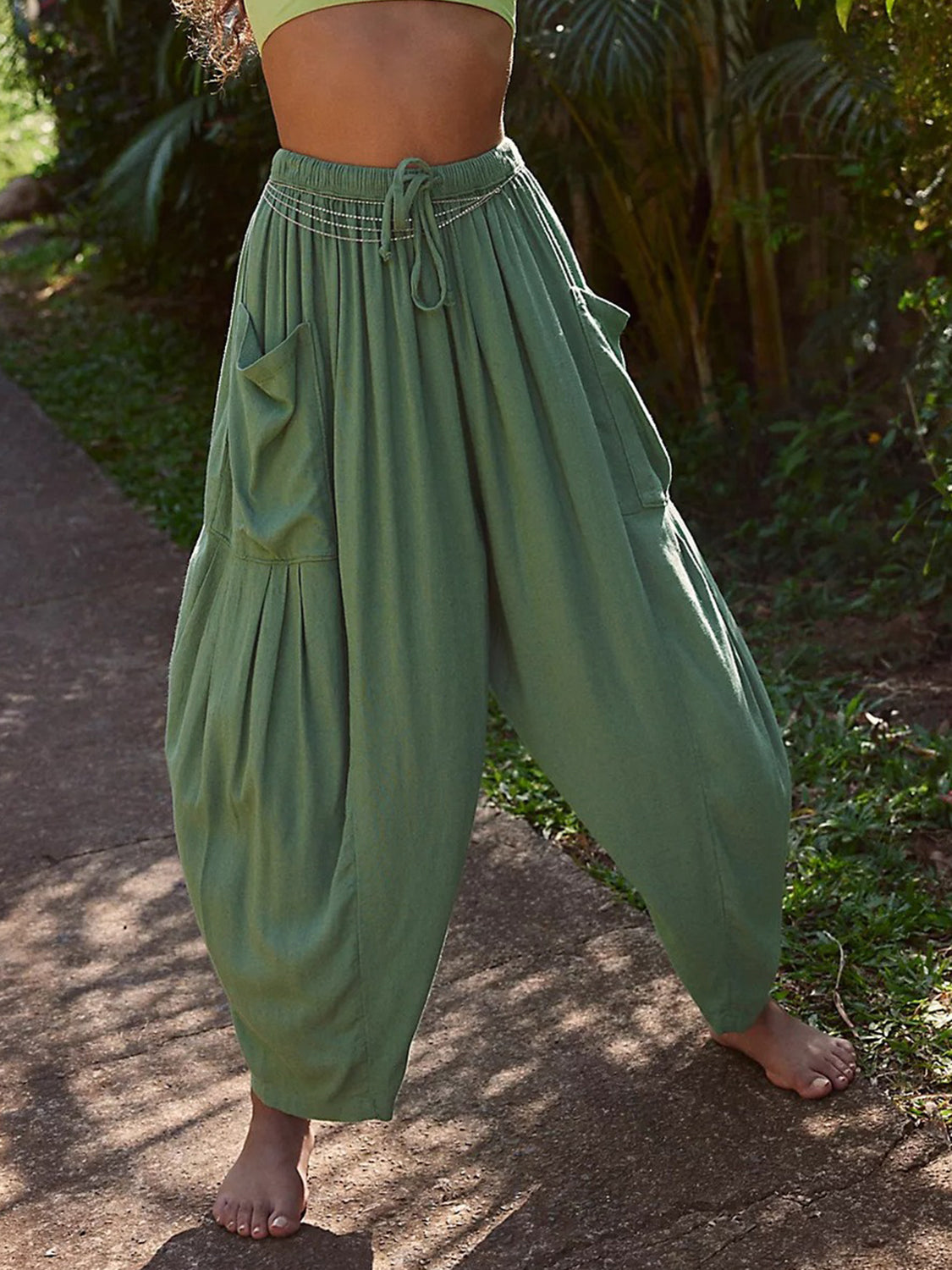 Full Size Wide Leg Pants with Pockets - The Daily Makeover