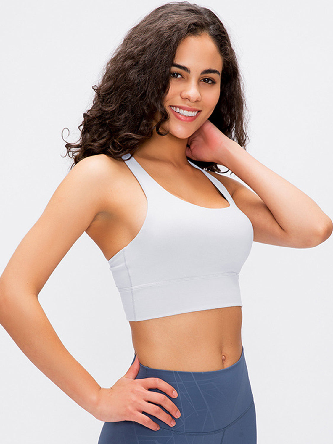 Crisscross Scoop Neck Active Tank - The Daily Makeover