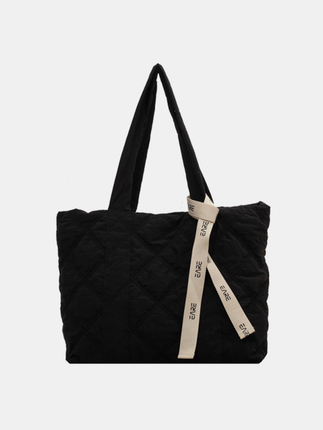Quilted Nylon Large Tote Bag - The Daily Makeover