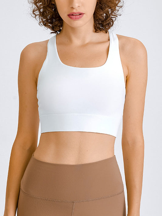 Double Take Square Neck Racerback Cropped Tank - The Daily Makeover