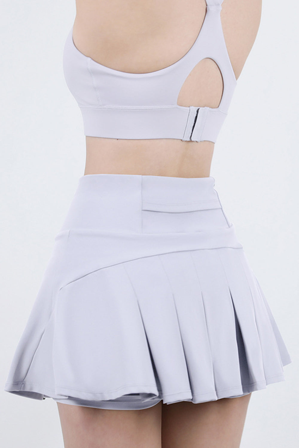 High Waist Pleated Active Skirt - The Daily Makeover