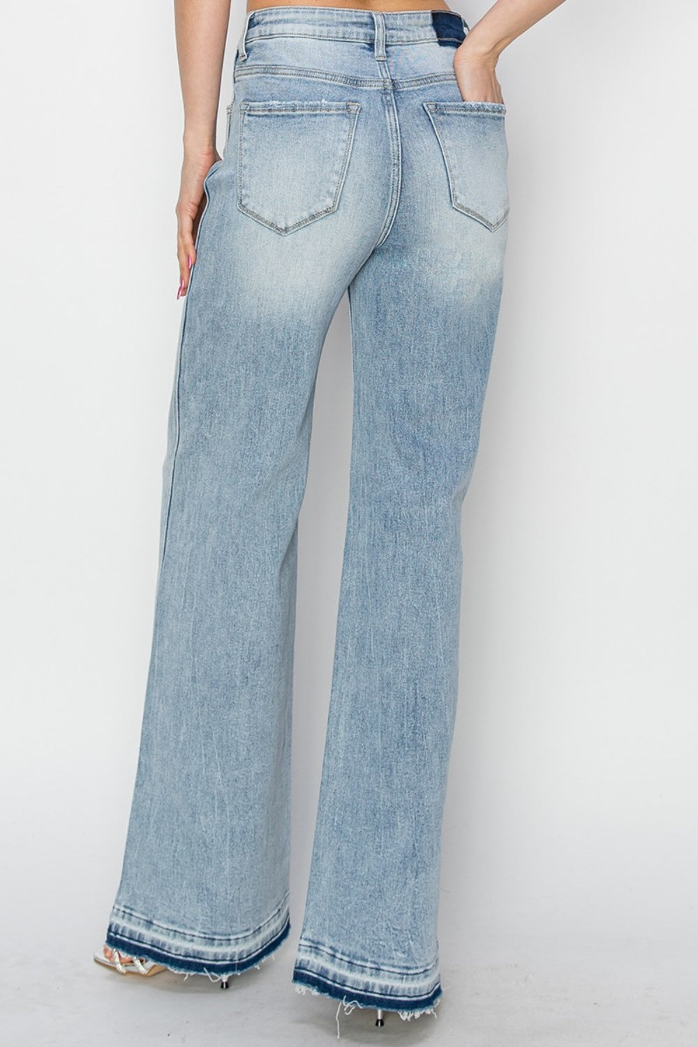 Full Size High Rise Wide Leg Jeans - The Daily Makeover