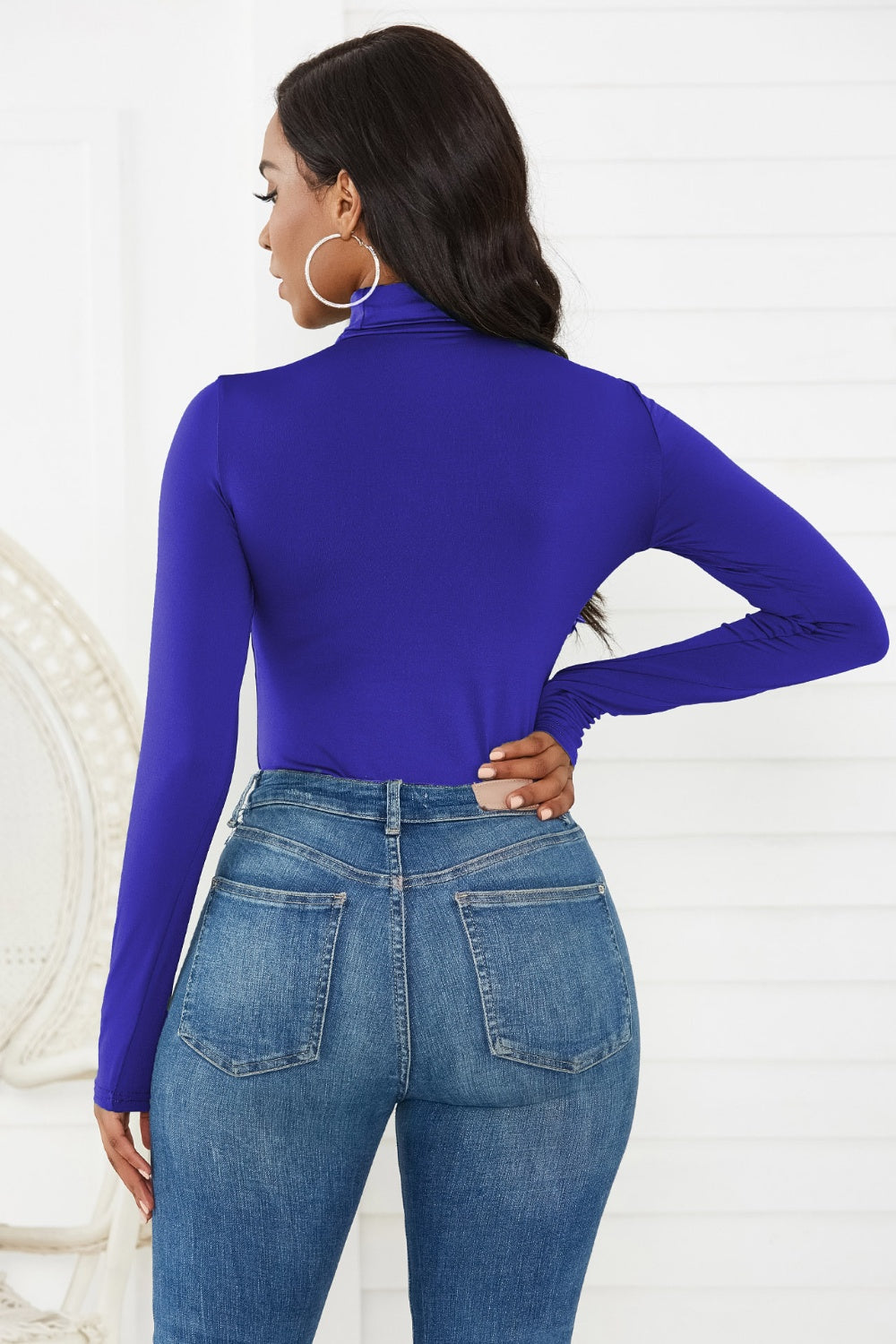Turtleneck Long Sleeve Bodysuit - The Daily Makeover