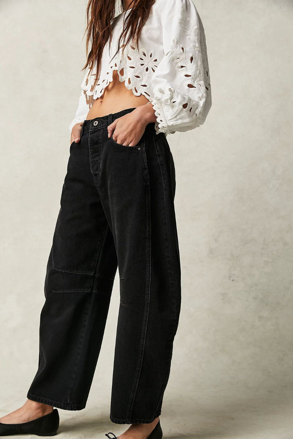 Wide Leg Jeans with Pockets - The Daily Makeover