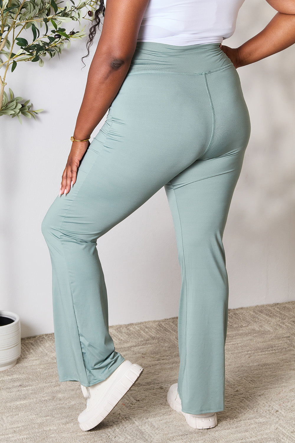 Heimish Full Size Wide Waistband Sports Pants - The Daily Makeover