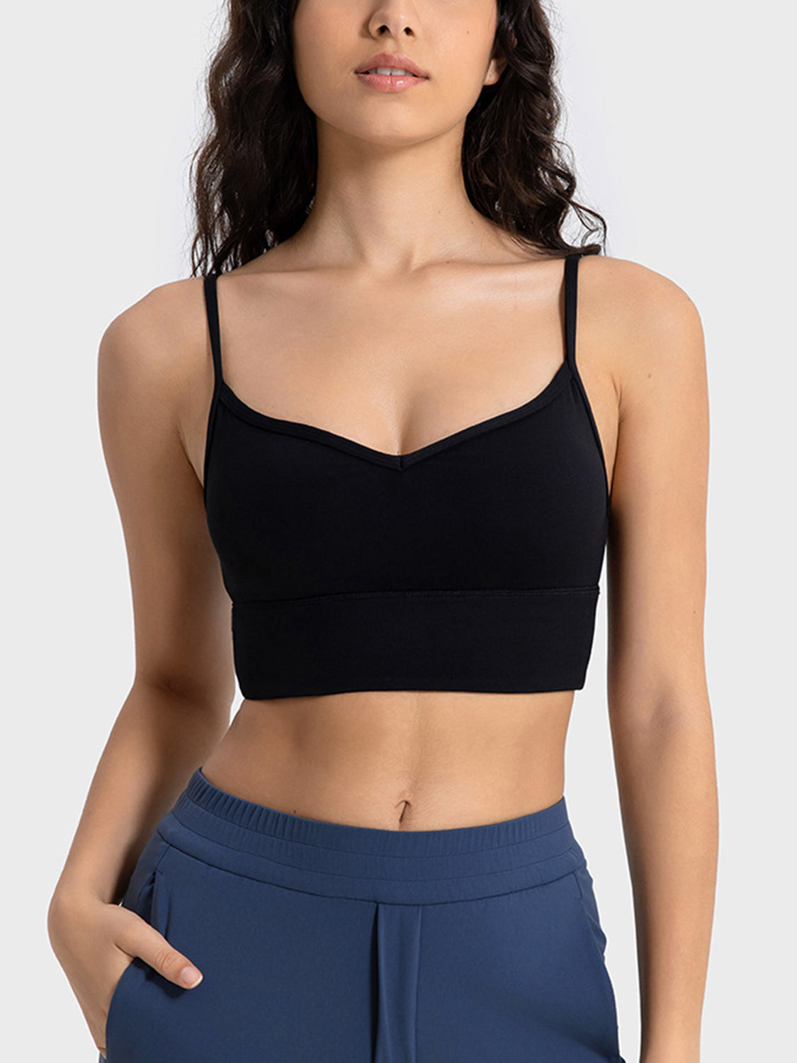 Spaghetti Strap Sport Bra - The Daily Makeover