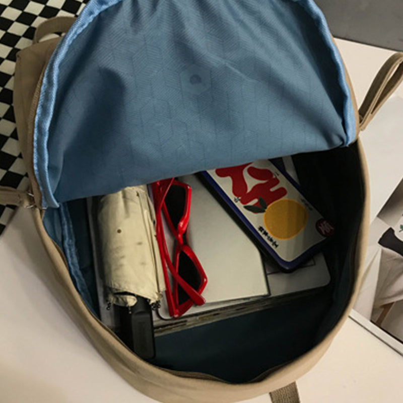 Zip Cotton Backpack Bag - The Daily Makeover