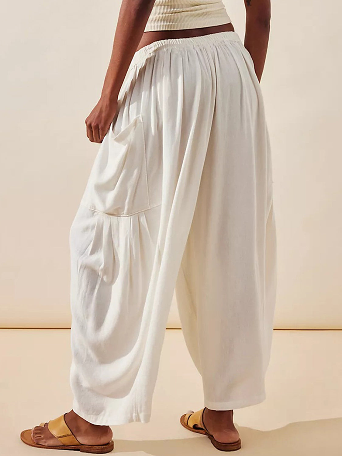 Full Size Wide Leg Pants with Pockets - The Daily Makeover