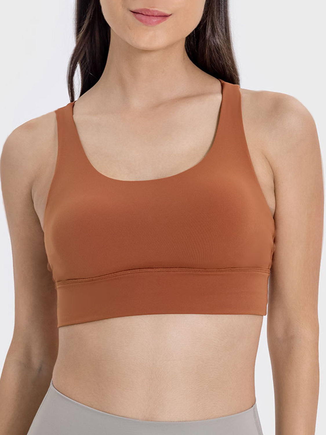 Crisscross Scoop Neck Active Tank - The Daily Makeover