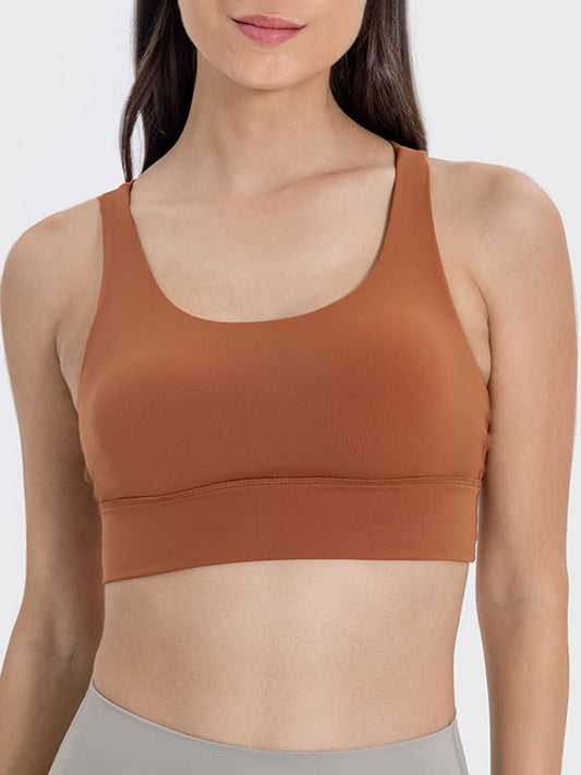 Crisscross Scoop Neck Active Tank - The Daily Makeover