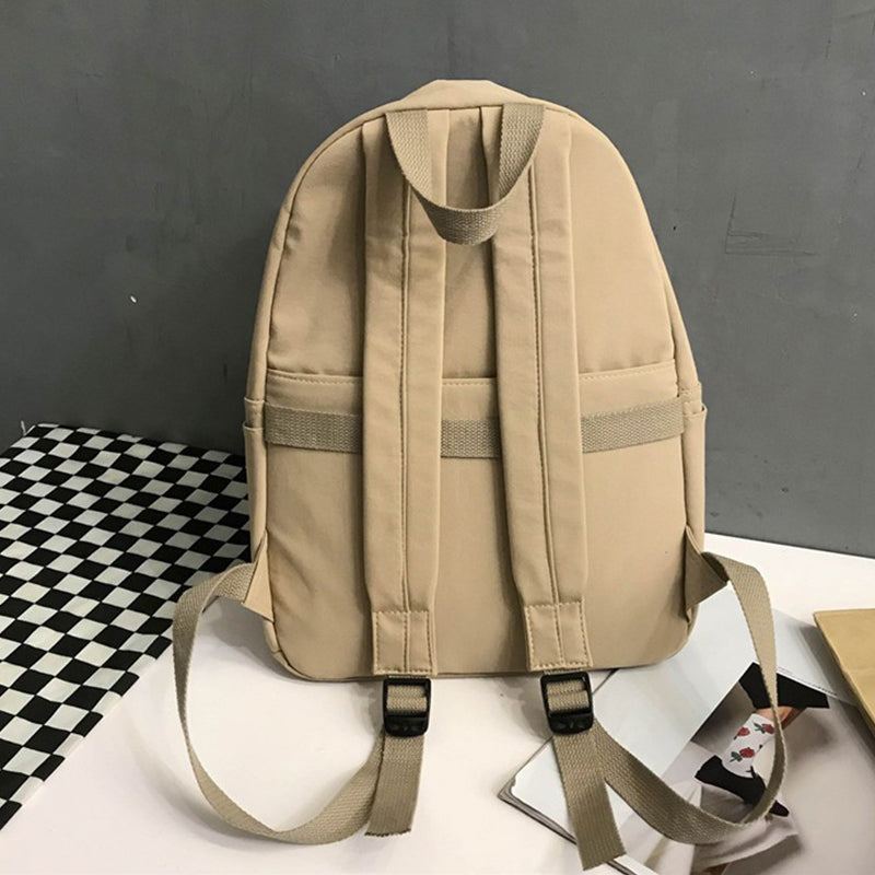 Zip Cotton Backpack Bag - The Daily Makeover