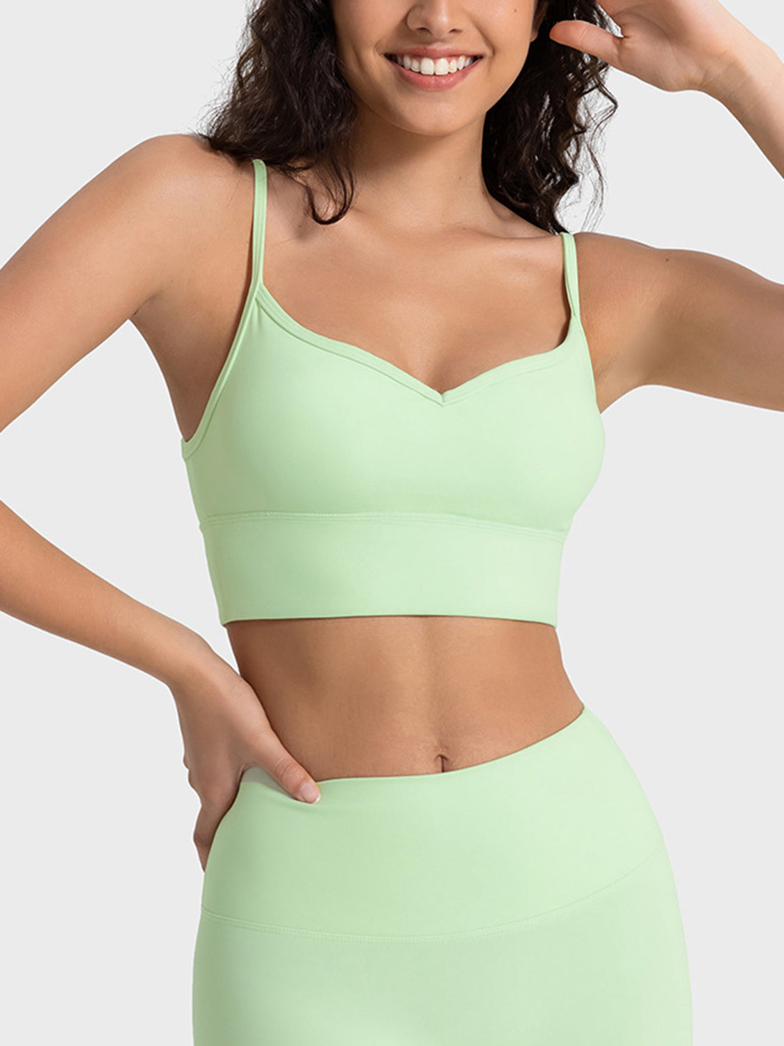 Spaghetti Strap Sport Bra - The Daily Makeover