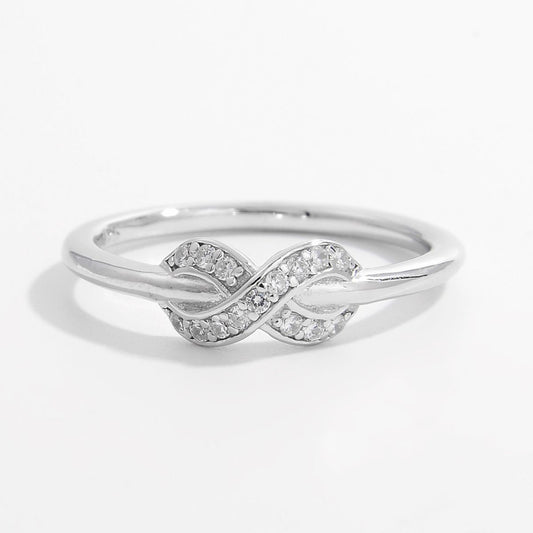 925 Sterling Silver Zircon Geometric Ring - The Daily Makeover