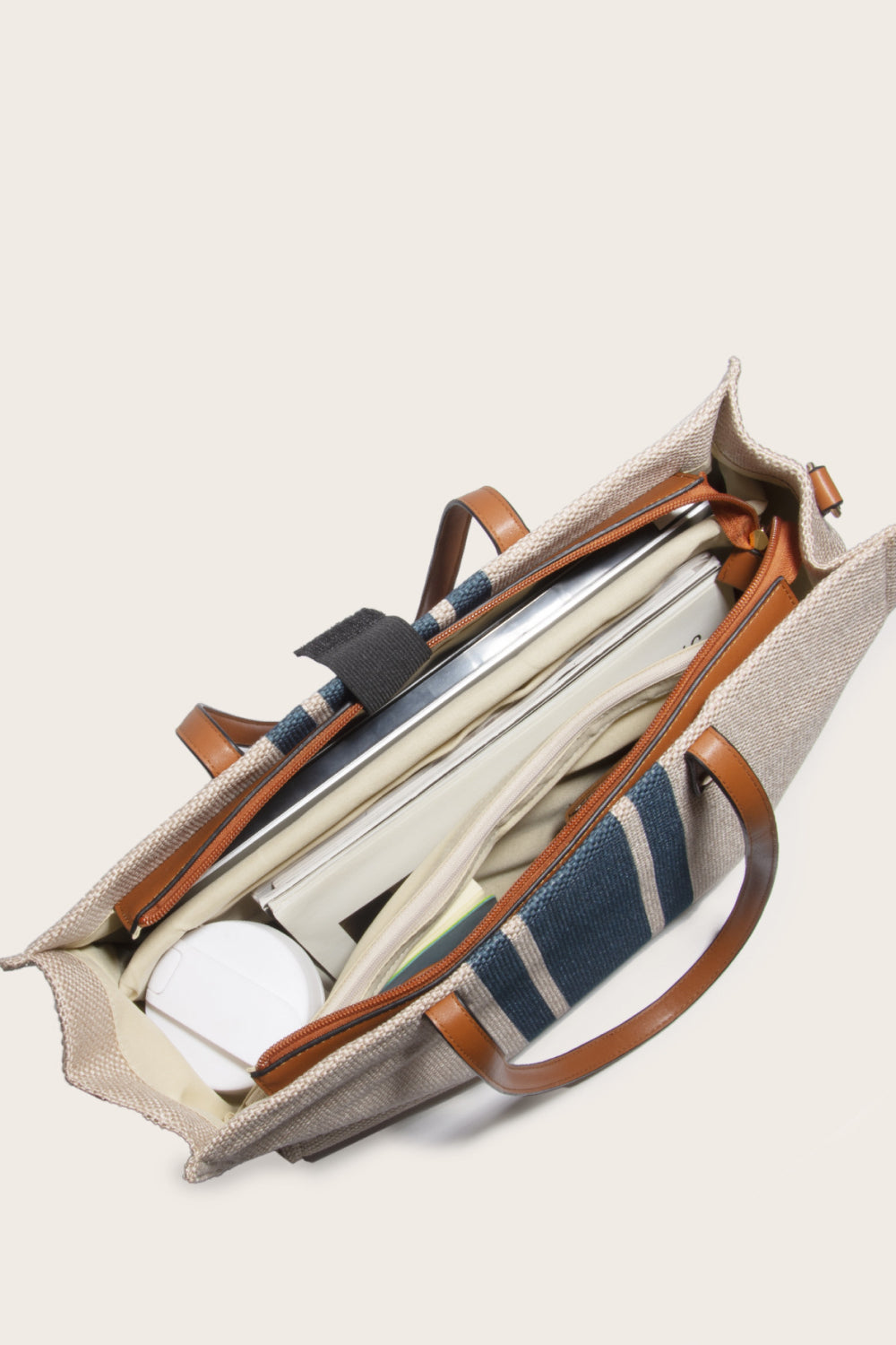 Striped Tote Bag - The Daily Makeover