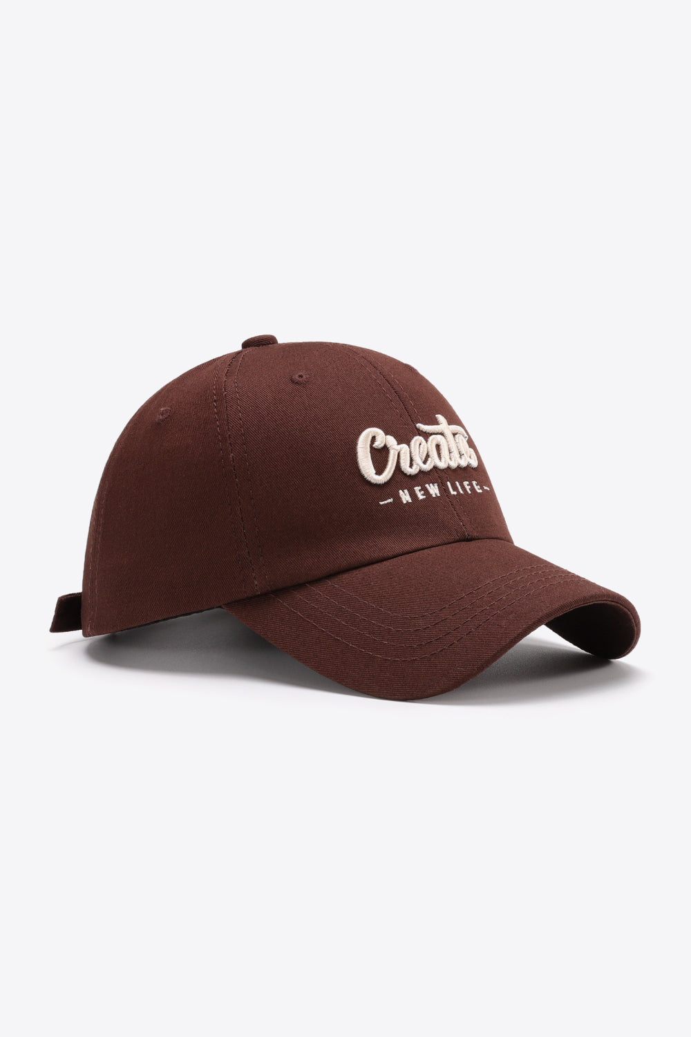 CREATE NEW LIFE Adjustable Cotton Baseball Cap - The Daily Makeover
