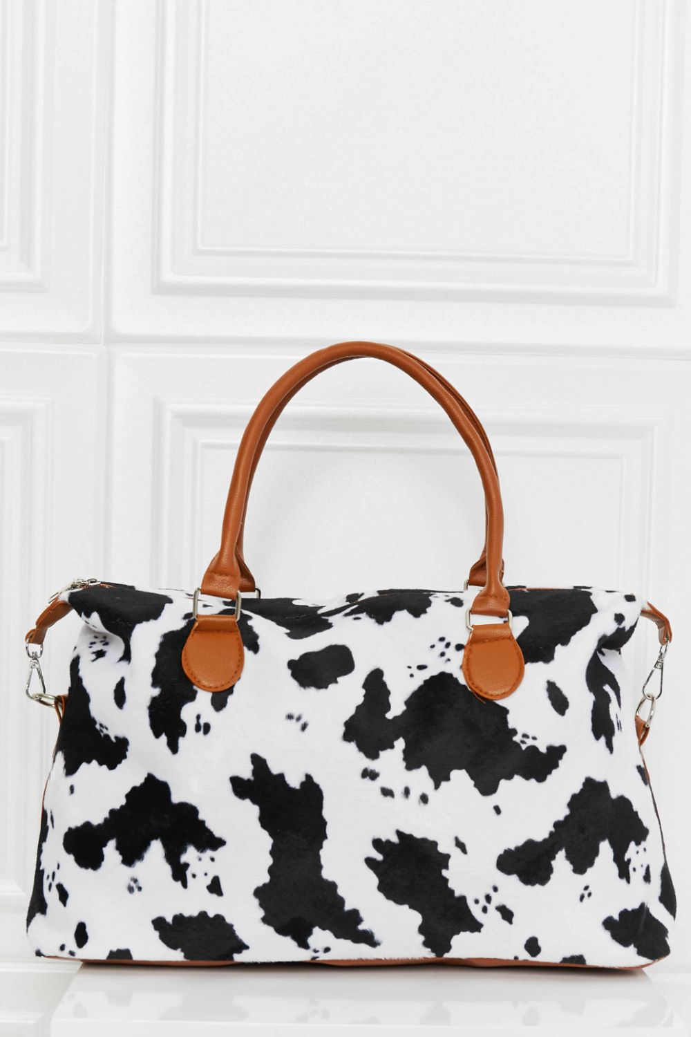 Animal Print Brushed Weekender Bag - The Daily Makeover
