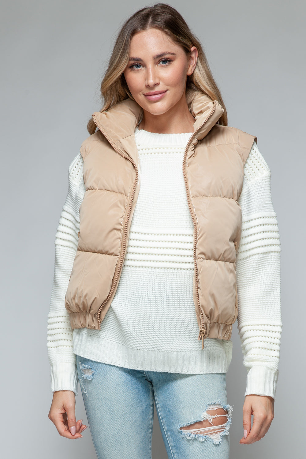 Snobbish Fine Fur Lining Quilted Vest - The Daily Makeover