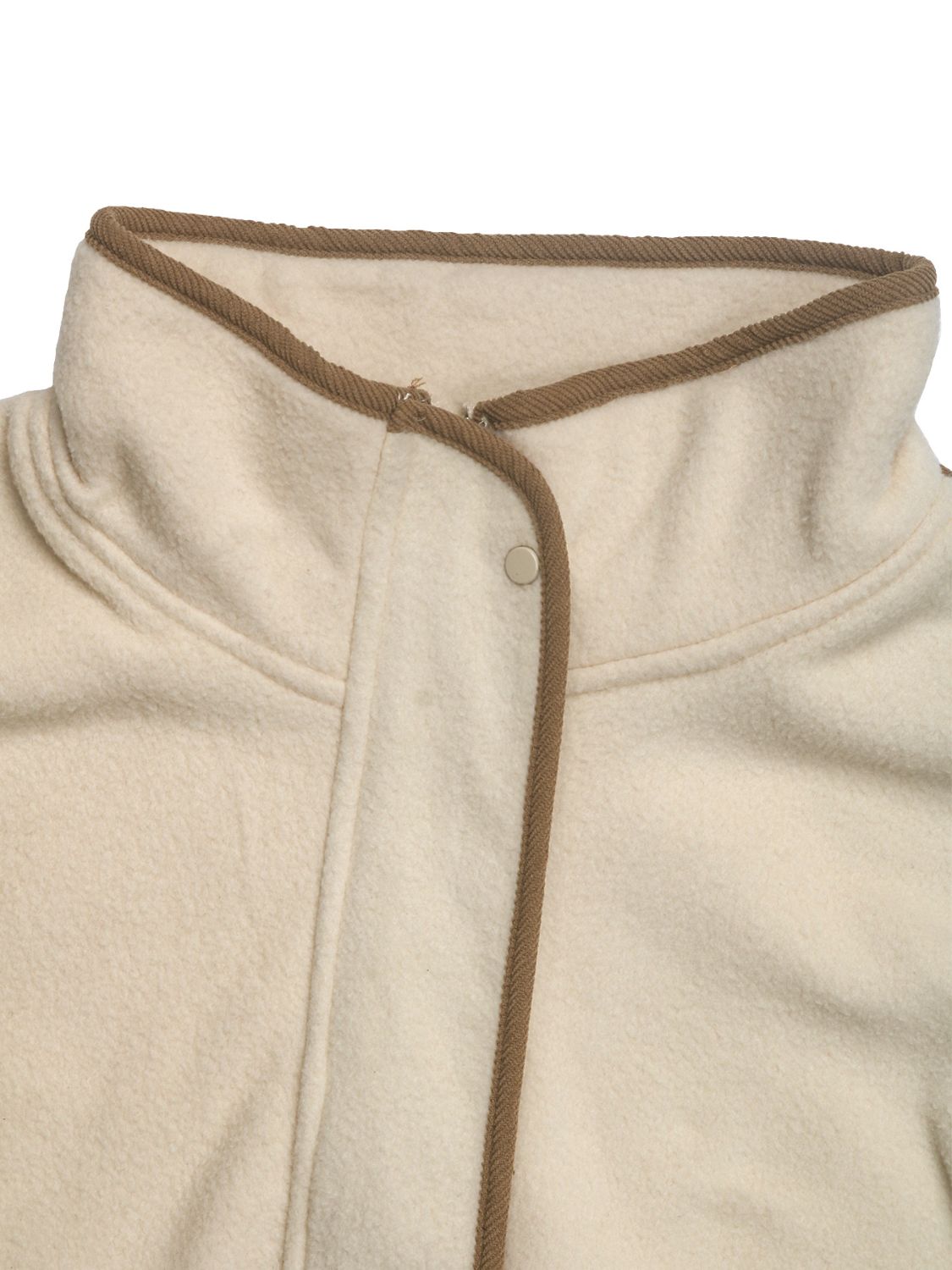Perfee Zip Up Dropped Shoulder Polar Fleece Jacket - The Daily Makeover