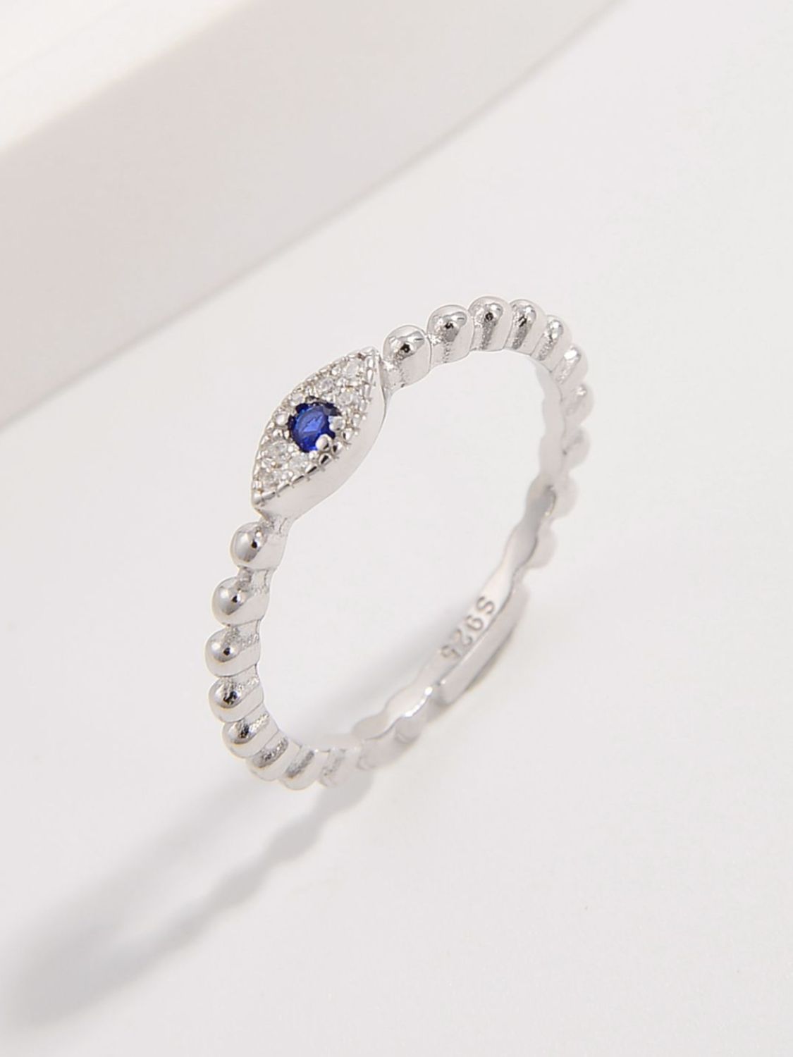 925 Sterling Silver Inlaid Zircon Ring - The Daily Makeover