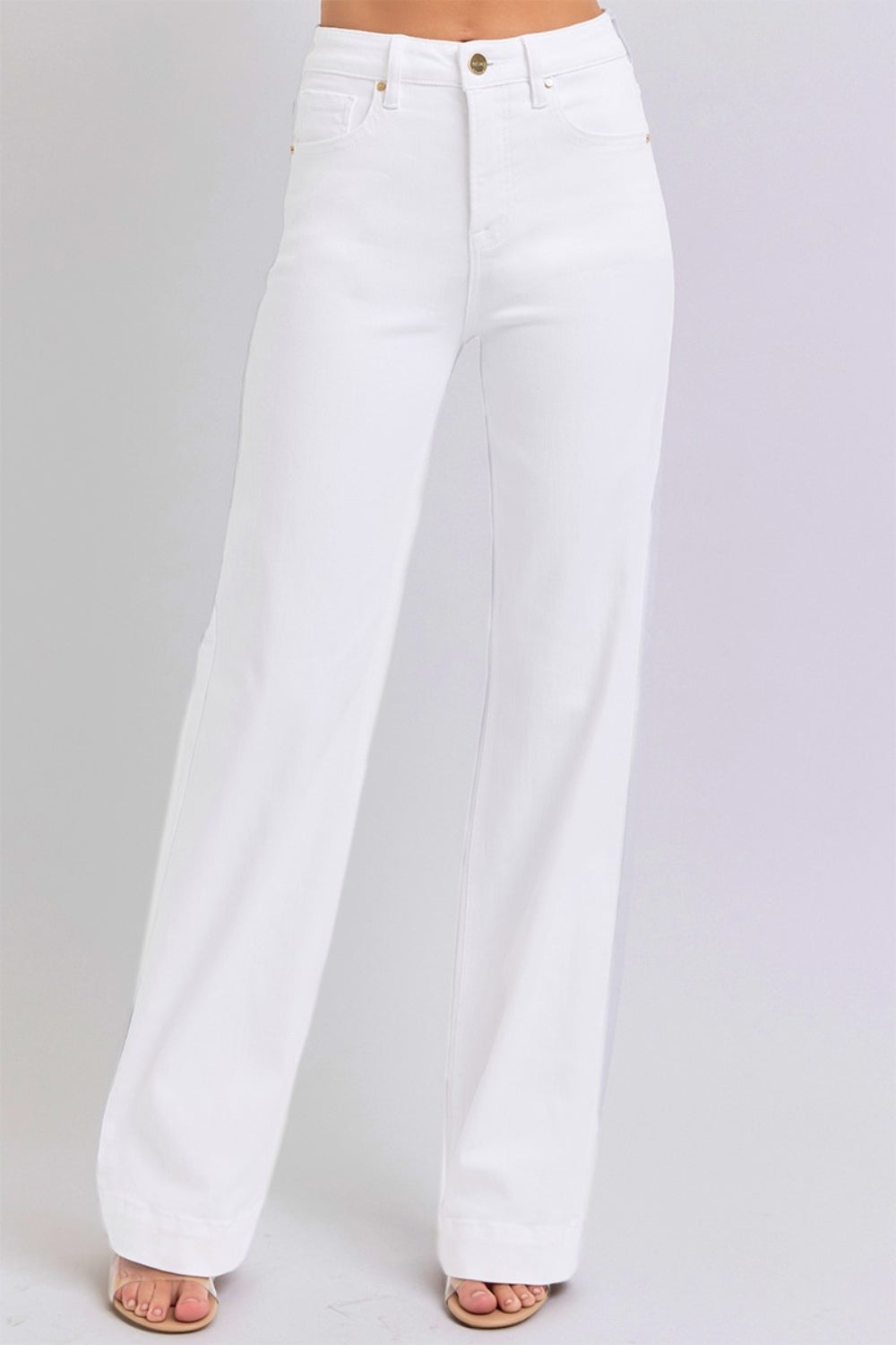 Full Size High Waist Straight Jeans - The Daily Makeover