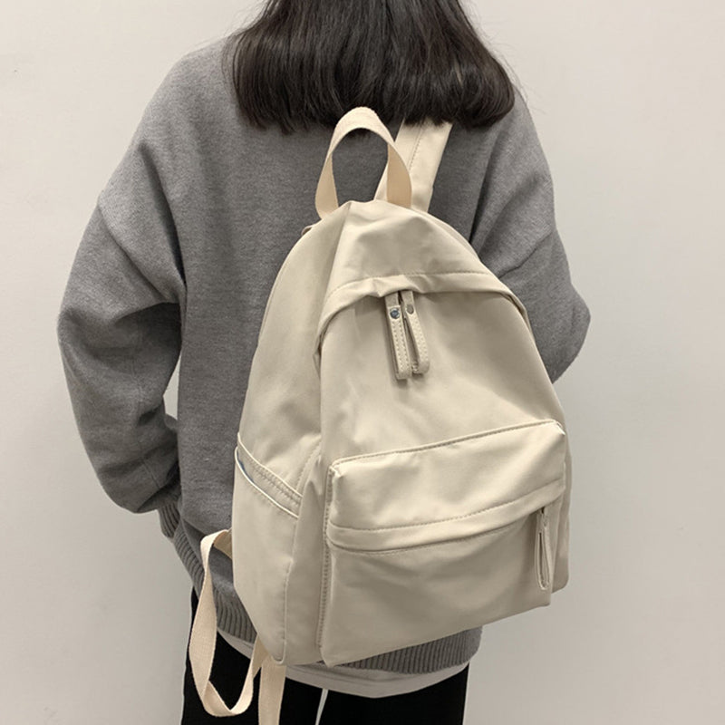 Zip Cotton Backpack Bag - The Daily Makeover
