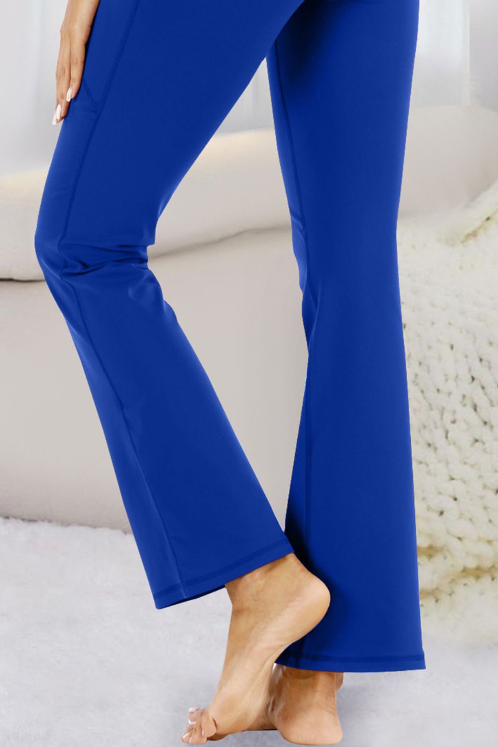 Pocketed High Waist Active Pants - The Daily Makeover