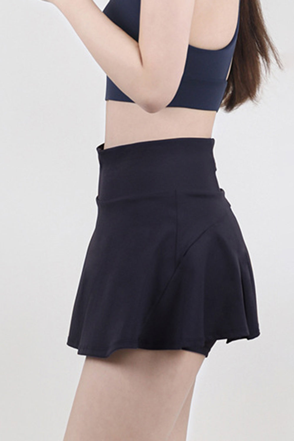 High Waist Pleated Active Skirt - The Daily Makeover